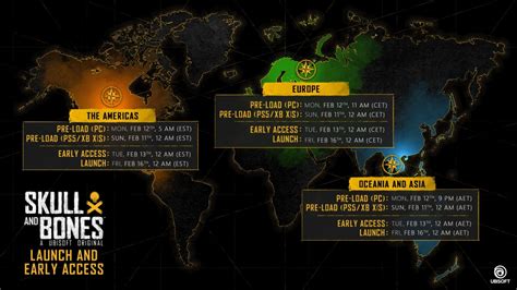 time zone pm|Skull and Bones early access release time: when you can start .